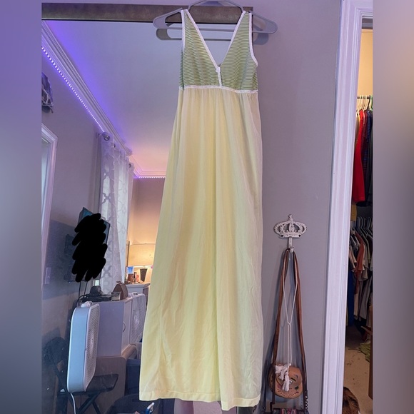 VINTAGE Striped Bust Maxi Dress - Picture 2 of 3